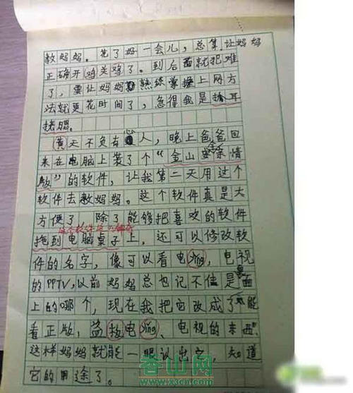 我的母亲组成600字