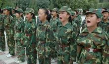 第一次军训真好