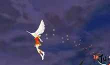 挥着翅膀的女孩