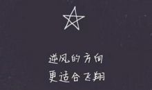 逆风的方向更适合飞翔