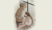 忙碌的中秋幸福的味道