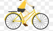 骑自行车的温暖