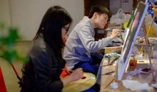 “课”与“阔”