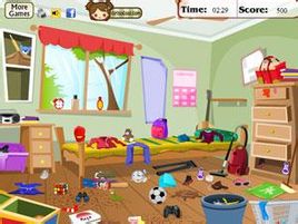 我学会了清理房间。