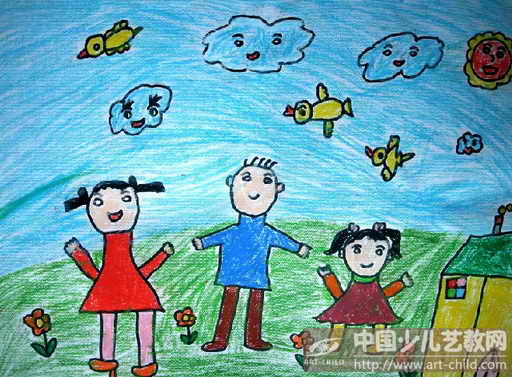 家里是幸福，因为我