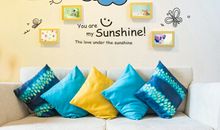 越过墙就能看见阳光