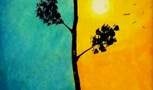 沉静在自己的世界里