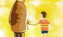 爸爸总是晚来接我