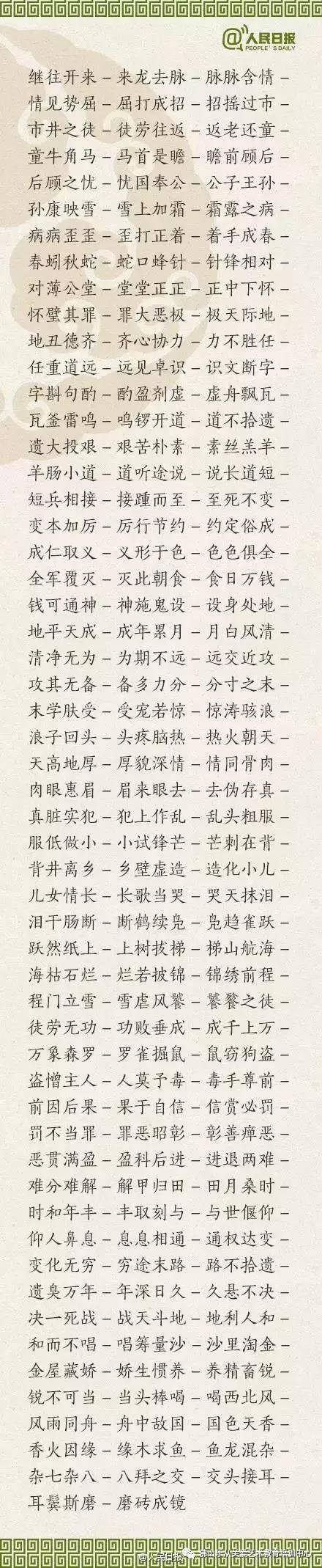 有趣的成语世界