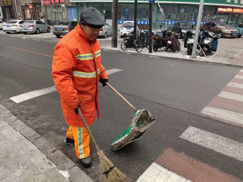 勤奋的卫生工作者