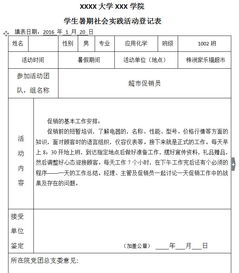 社会实践经历