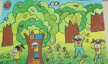 请人们爱护大自然