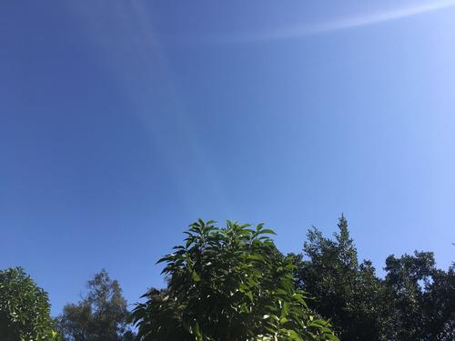 最美丽，但蓝天和白云