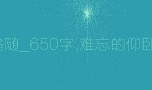 难忘的一次放学_650字