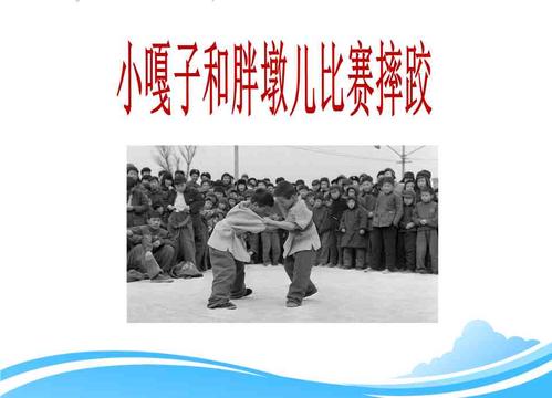 小泽西和胖码头摔跤