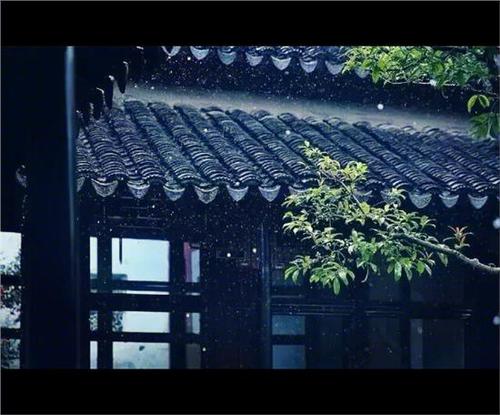 小型建筑雨浴中的那段