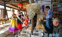 安昌古镇扯白糖