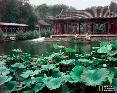 美丽的拱旺府花园