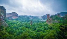 雨中探秘气象局