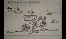 受伤的小鸟看图写话二年级