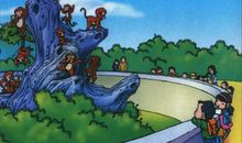 二年级看图写话三只小猪植树