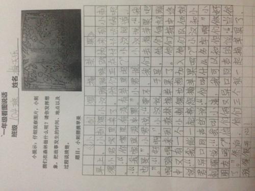 小刺猬采摘苹果视图图片模型两级