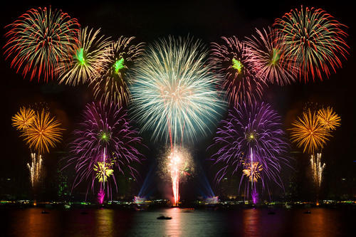 五颜六色的春节