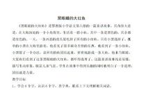 黑眼睛的大红鱼续写