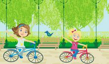 学会骑车的快乐