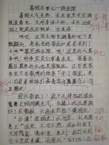 暑假是300字