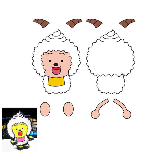 “魔术笔”绘制3D眼镜