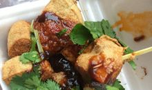 美味的油炸臭干