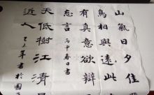 书法对我来说是一个暑假