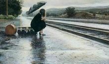 雨天里的一丝感动