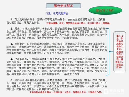与舞台的构图