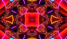 灯光下闪烁的爱