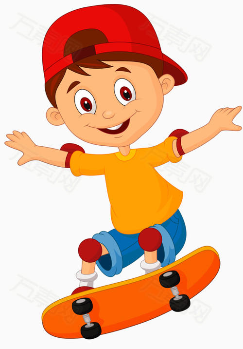 是一个快乐的男孩