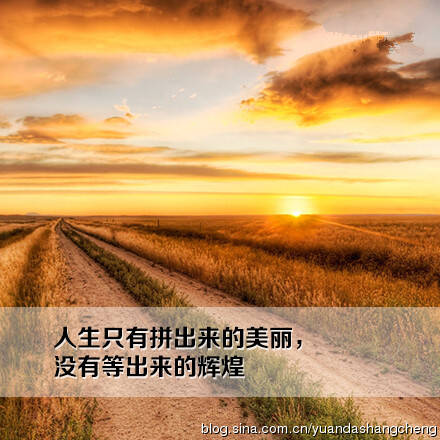 只能通过努力才能延长生活