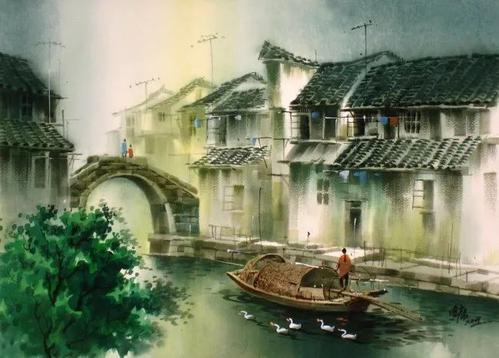 生活就像在江南烟雾和雨中的埋葬梦想