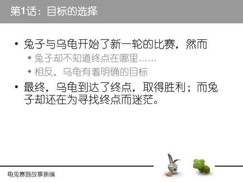 关于乌龟和野兔的新故事