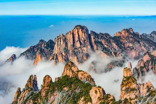 壮观的黄山