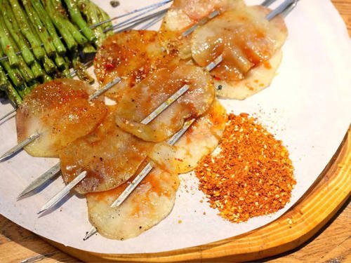 第一个烤土豆芯片