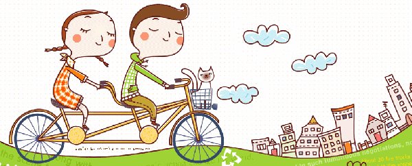 我的朋友分享自行车