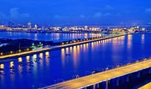 杏林大桥，夜中之龙