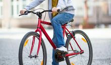 学骑自行车的快乐