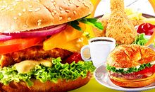 汉堡店里的感动