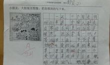 爱护花草看图写话