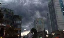 她从狂风中赶来