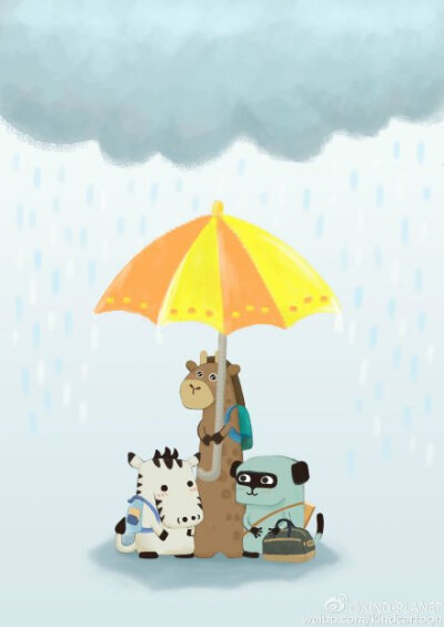 微笑给了我一把雨伞