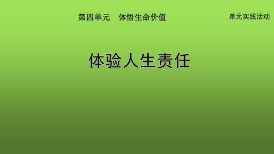 责任的生活